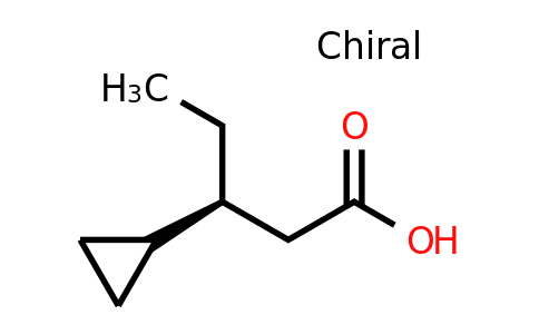CAS 2374291-10-6 | (3S)-3-cyclopropylpentanoic acid