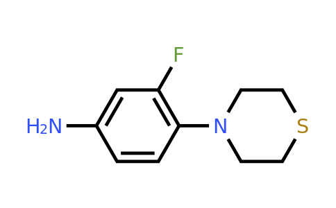 CAS 237432-11-0 | 3-fluoro-4-(thiomorpholin-4-yl)aniline
