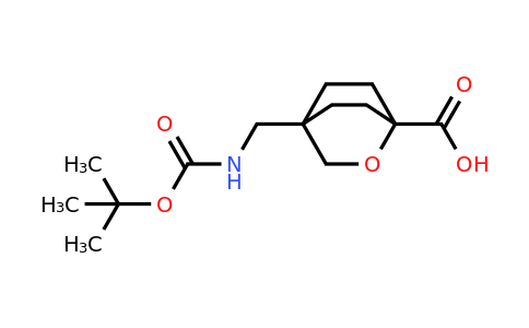 CAS 2375195-92-7 | 4-[(tert-butoxycarbonylamino)methyl]-2-oxabicyclo[2.2.2]octane-1-carboxylic acid