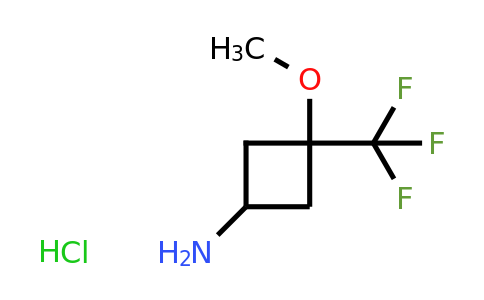CAS 2375267-84-6 | 3-methoxy-3-(trifluoromethyl)cyclobutanamine;hydrochloride