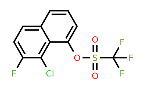 CAS 2375588-91-1 | (8-chloro-7-fluoro-1-naphthyl) trifluoromethanesulfonate