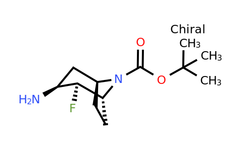 CAS 2375917-10-3 | tert-butyl rel-(1R,2S,3S,5S)-3-amino-2-fluoro-8-azabicyclo[3.2.1]octane-8-carboxylate