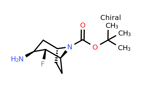 CAS 2375918-49-1 | tert-butyl rel-(1S,2R,3S,5R)-3-amino-2-fluoro-8-azabicyclo[3.2.1]octane-8-carboxylate