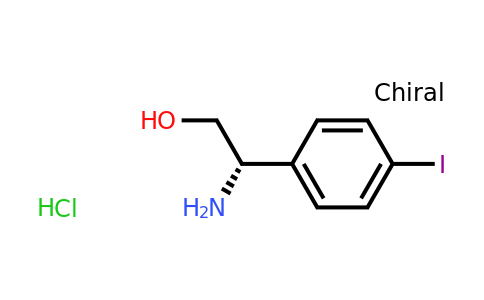 CAS 2376106-42-0 | (S)-2-Amino-2-(4-iodophenyl)ethan-1-ol hydrochloride