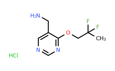 CAS 2376143-26-7 | C-[4-(2,2-Difluoro-propoxy)-pyrimidin-5-yl]-methylamine hydrochloride