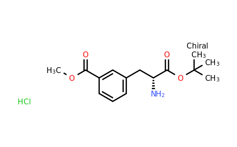 CAS 2376144-35-1 | (R)-3-(2-Amino-2-tert-butoxycarbonyl-ethyl)-benzoic acid methyl ester hydrochloride