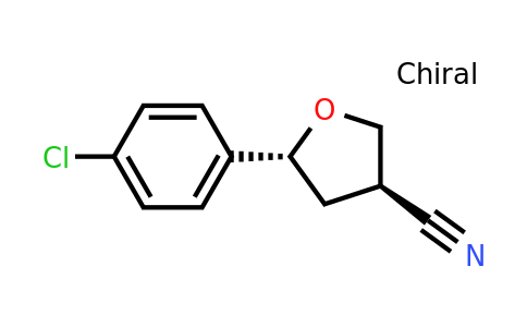 CAS 2376827-44-8 | trans-5-(4-chlorophenyl)tetrahydrofuran-3-carbonitrile