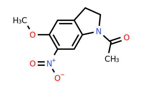 CAS 23772-37-4 | 1-(5-Methoxy-6-nitroindolin-1-yl)ethanone