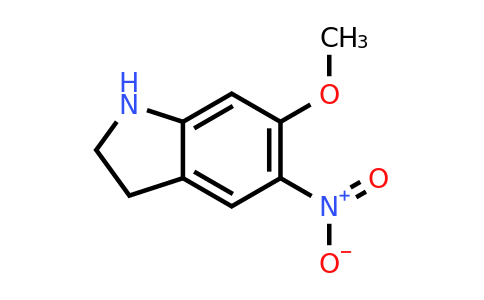 CAS 23772-40-9 | 6-methoxy-5-nitro-indoline