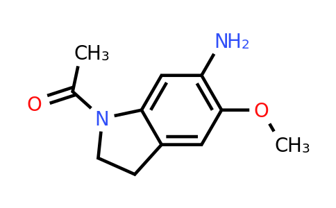 CAS 23772-41-0 | 1-(6-Amino-5-methoxyindolin-1-yl)ethanone