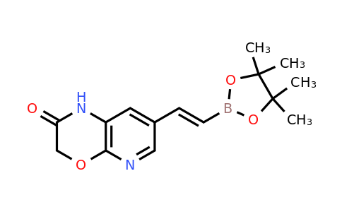 CAS 2377227-46-6 | (E)-[2-(2-oxo-2,3-dihydro-1H-pyrido[2,3-b][1,4]oxazin-7-yl)vinyl]boronic acid pinacol ester