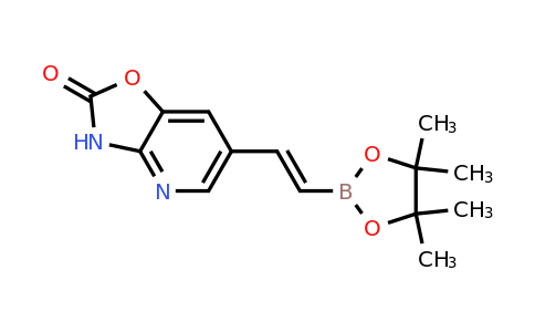 CAS 2377227-47-7 | (E)-[2-[2-oxo-2,3-dihydrooxazolo[4,5-b]pyridin-6-yl]vinyl]boronic acid pinacol ester
