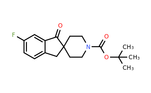 CAS 2377355-01-4 | tert-butyl 6-fluoro-1-oxo-spiro[indane-2,4'-piperidine]-1'-carboxylate