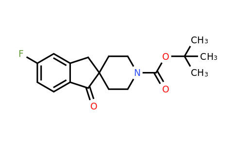 CAS 2377355-10-5 | tert-butyl 5-fluoro-1-oxo-spiro[indane-2,4'-piperidine]-1'-carboxylate