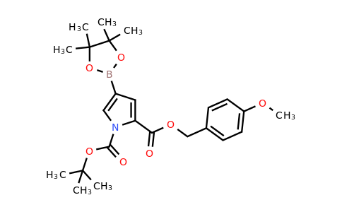 CAS 2377607-06-0 | 1-(tert-Butyl) 2-(4-methoxybenzyl) 4-(4,4,5,5-tetramethyl-1,3,2-dioxaborolan-2-yl)-1H-pyrrole-1,2-dicarboxylate
