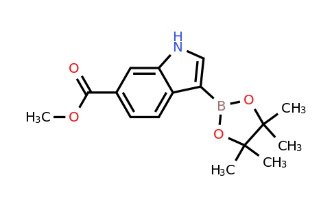CAS 2377610-62-1 | Methyl 3-(4,4,5,5-tetramethyl-1,3,2-dioxaborolan-2-yl)-1H-indole-6-carboxylate