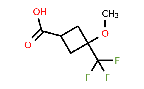 CAS 2378501-18-7 | 3-methoxy-3-(trifluoromethyl)cyclobutanecarboxylic acid