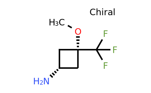 CAS 2378502-01-1 | cis-3-methoxy-3-(trifluoromethyl)cyclobutanamine