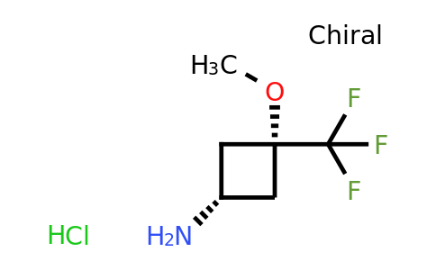 CAS 2378507-12-9 | cis-3-methoxy-3-(trifluoromethyl)cyclobutanamine;hydrochloride