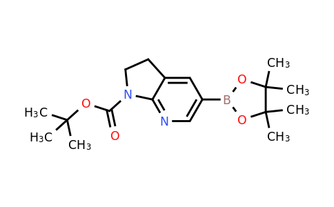 CAS 2378821-30-6 | tert-butyl 5-(4,4,5,5-tetramethyl-1,3,2-dioxaborolan-2-yl)-2,3-dihydropyrrolo[2,3-b]pyridine-1-carboxylate