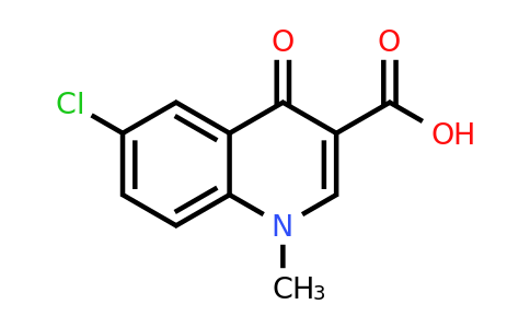 CAS 23789-98-2 | 6-Chloro-1-methyl-4-oxo-1,4-dihydroquinoline-3-carboxylic acid