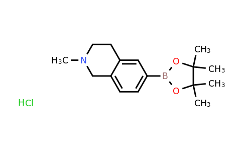 CAS 2379550-55-5 | 2-Methyl-1,2,3,4-tetrahydro-isoquinoline-6-boronic acid pinacol ester hydrochloride