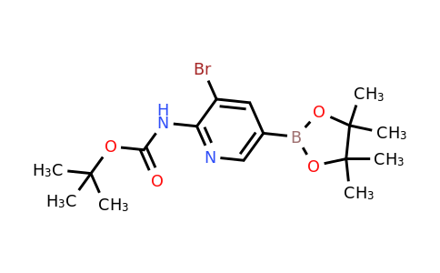 CAS 2379560-86-6 | 2-Bocamino-3-bromo-pyridine-5-boronic acid pinacol ester
