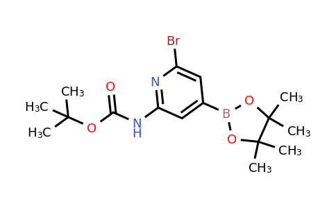 CAS 2379560-90-2 | 2-Bocamino-6-bromo-pyridine-4-boronic acid pinacol ester
