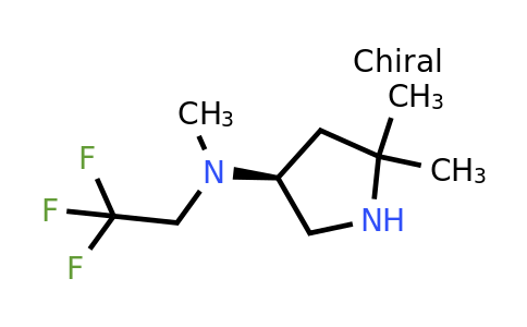 CAS 2381022-39-3 | (3S)-N,5,5-trimethyl-N-(2,2,2-trifluoroethyl)pyrrolidin-3-amine