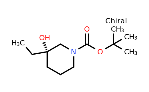 CAS 2382026-42-6 | tert-butyl (3S)-3-ethyl-3-hydroxy-piperidine-1-carboxylate
