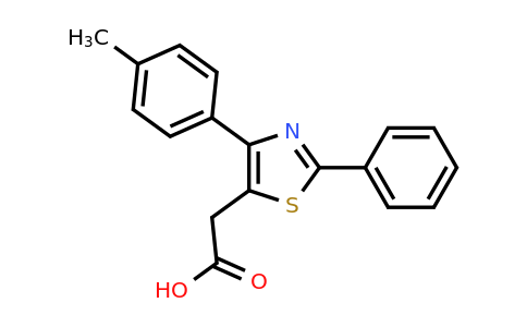 CAS 23821-63-8 | 2-[4-(4-methylphenyl)-2-phenyl-1,3-thiazol-5-yl]acetic acid