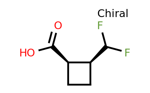 CAS 2382414-53-9 | (1R,2S)-2-(difluoromethyl)cyclobutanecarboxylic acid