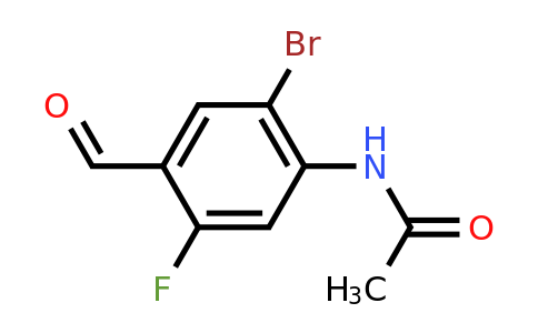 CAS 2383242-49-5 | N-(2-Bromo-5-fluoro-4-formyl-phenyl)-acetamide