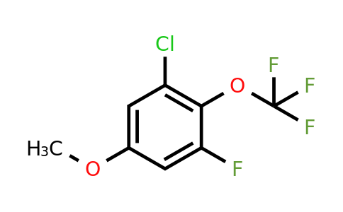 CAS 2383550-40-9 | 1-chloro-3-fluoro-5-methoxy-2-(trifluoromethoxy)benzene