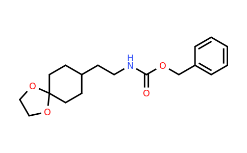 CAS 2383887-08-7 | benzyl N-[2-(1,4-dioxaspiro[4.5]decan-8-yl)ethyl]carbamate