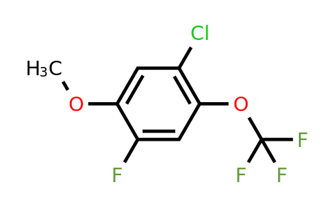 CAS 2384358-66-9 | 1-chloro-4-fluoro-5-methoxy-2-(trifluoromethoxy)benzene