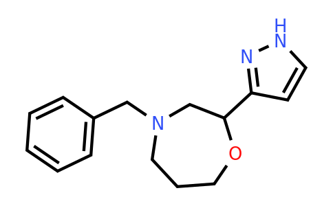 CAS 2384868-22-6 | 4-benzyl-2-(1H-pyrazol-3-yl)-1,4-oxazepane