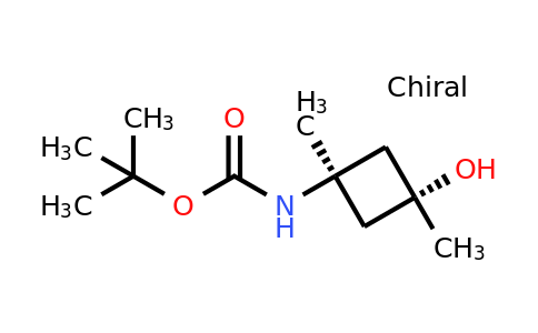 CAS 2386147-56-2 | tert-butyl trans-N-(3-hydroxy-1,3-dimethyl-cyclobutyl)carbamate