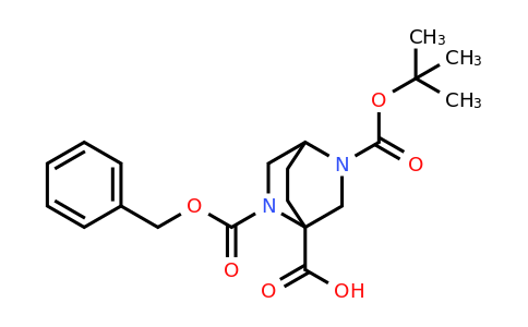 CAS 2386478-38-0 | 2-benzyloxycarbonyl-5-tert-butoxycarbonyl-2,5-diazabicyclo[2.2.2]octane-1-carboxylic acid