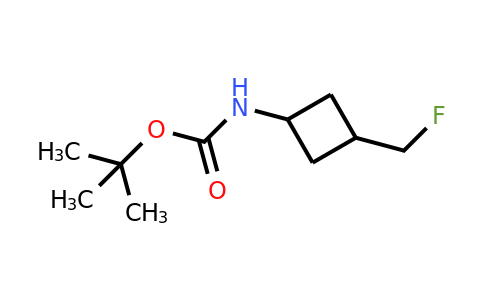 CAS 2386672-70-2 | tert-butyl N-[3-(fluoromethyl)cyclobutyl]carbamate