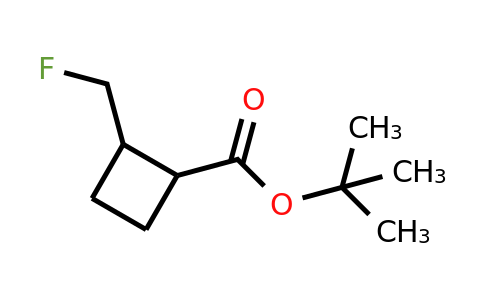 CAS 2386730-26-1 | tert-butyl 2-(fluoromethyl)cyclobutanecarboxylate