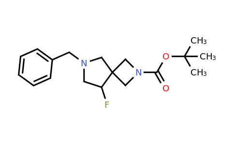 CAS 2386763-17-1 | tert-butyl 7-benzyl-5-fluoro-2,7-diazaspiro[3.4]octane-2-carboxylate