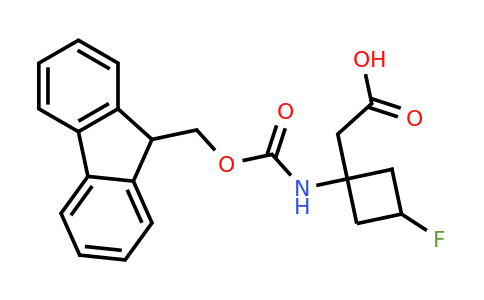 CAS 2386763-40-0 | 2-[1-(9H-fluoren-9-ylmethoxycarbonylamino)-3-fluoro-cyclobutyl]acetic acid