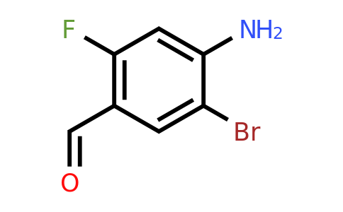 CAS 2386788-83-4 | 2-fluoro-4-amino-5-bromo-benzaldehyde