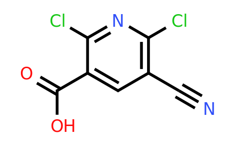CAS 2387018-02-0 | 2,6-dichloro-5-cyano-pyridine-3-carboxylic acid