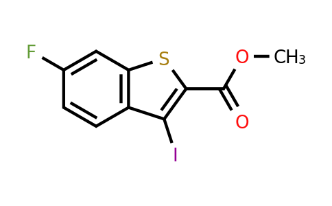 CAS 2387293-62-9 | methyl 6-fluoro-3-iodo-benzothiophene-2-carboxylate