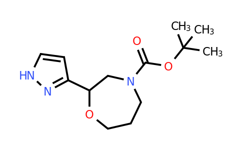CAS 2387326-90-9 | tert-butyl 2-(1H-pyrazol-3-yl)-1,4-oxazepane-4-carboxylate