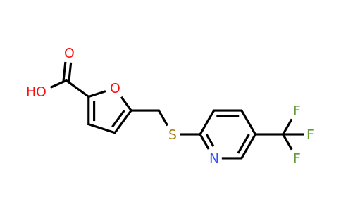 CAS 238742-86-4 | 5-(((5-(Trifluoromethyl)pyridin-2-yl)thio)methyl)furan-2-carboxylic acid