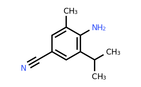 CAS 2387444-33-7 | 4-Amino-3-isopropyl-5-methylbenzonitrile