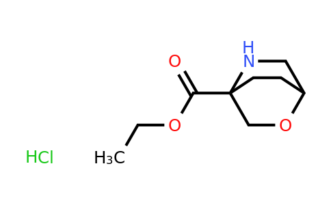 CAS 2387534-75-8 | 2-Oxa-5-aza-bicyclo[2.2.2]octane-4-carboxylic acid ethyl ester hydrochloride